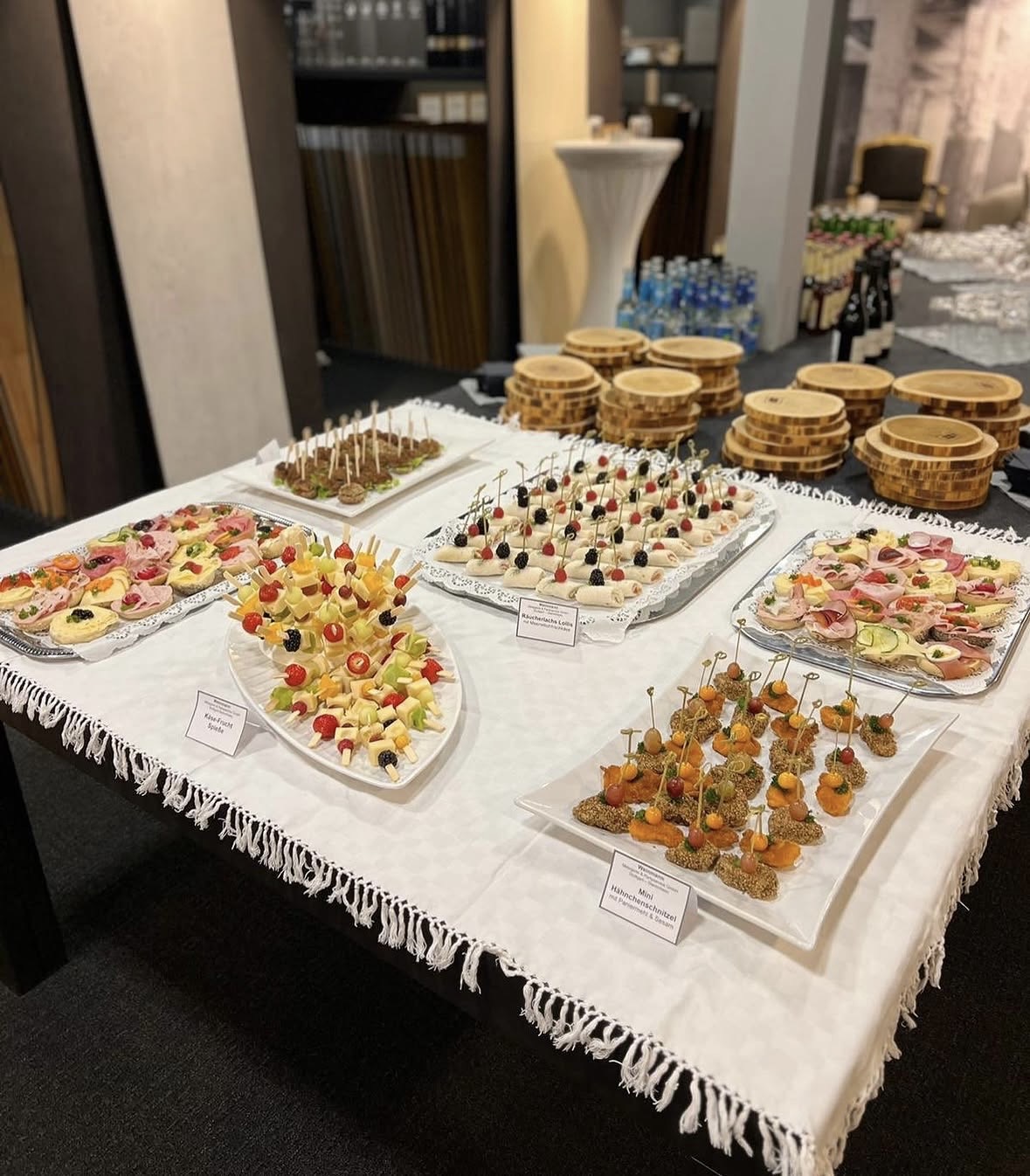 Vielfältige Fingerfood-Auswahl für Events